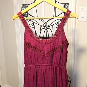 REBELLION smocking hi-lo dress